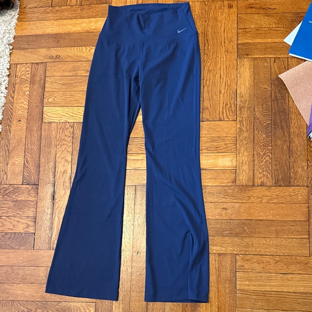 Nike Zenvy Deep Blue Flared Leggings